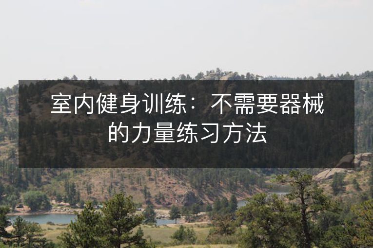 室内健身训练:不需要器械的力量练习方法 室内健身训练:不需要器械的力量练习方法